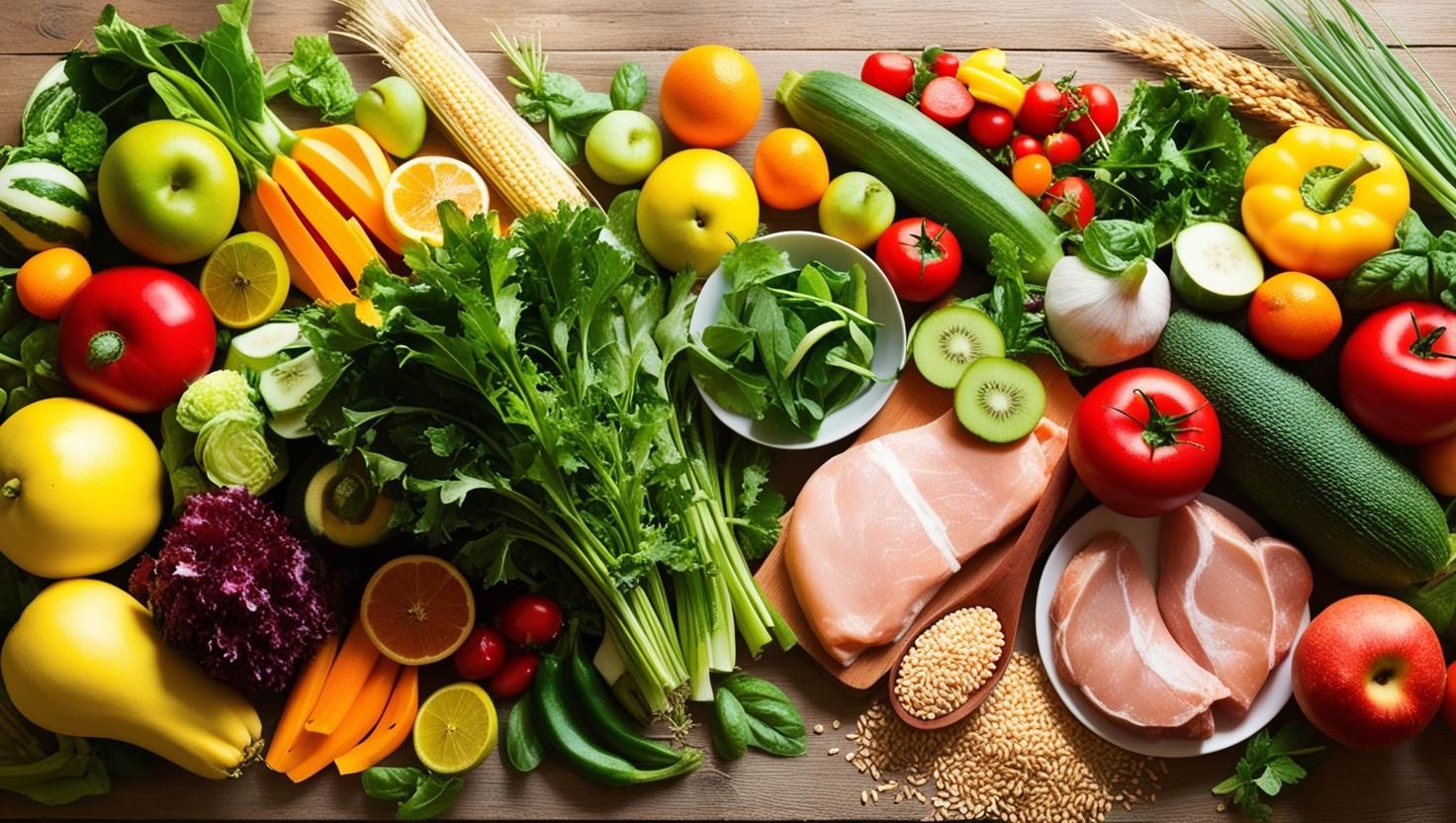 Alimentação saudável equilibrada